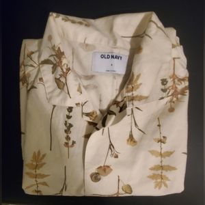 Summer loose fit button up